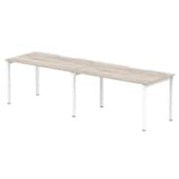 dynamic Computer Desk Evolve Plus BR214GRYW Grey Oak 2800 mm x 800 mm x 730 mm