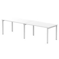 dynamic Evolve Plus Bench Desk Rectangular White H-Frame 2,800 (W) x 800 (D) x 750 (H) mm MFC (Melamine Faced Chipboard)