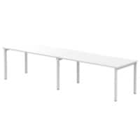dynamic Evolve Plus Bench Desk Rectangular White H-Frame 3,200 (W) x 800 (D) x 750 (H) mm MFC (Melamine Faced Chipboard)
