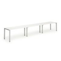 dynamic Computer Desk Evolve Plus BR314WHTS White 4200 mm x 800 mm x 730 mm