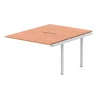 dynamic Evolve Plus Desk Extension Rectangular Beech H-Frame 1,200 (W) x 1,600 (D) x 750 (H) mm MFC (Melamine Faced Chipboard)