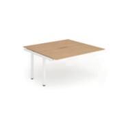 dynamic Computer Desk Evolve Plus BXT12BCHW Beech 1200 mm x 1600 mm x 730 mm