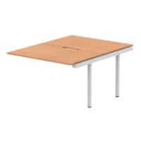 dynamic Evolve Plus Desk Extension Rectangular Oak H-Frame 1,200 (W) x 1,600 (D) x 750 (H) mm MFC (Melamine Faced Chipboard)