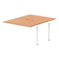 dynamic Evolve Plus Desk Extension Rectangular Oak H-Frame 1,200 (W) x 1,600 (D) x 750 (H) mm MFC (Melamine Faced Chipboard)