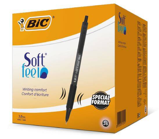 BIC Ballpoint Pen Black 0.32 mm Pack of 36