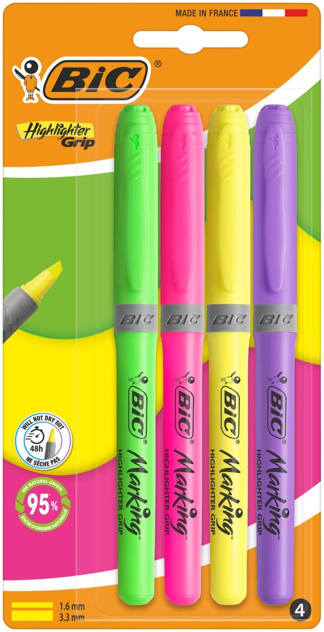 BICHighlighter Assorted Medium Chisel 1.6 mm