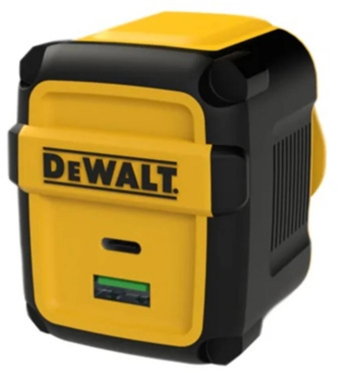 DeWALT USB Wall Charger Black, Yellow 131 0873 DWG
