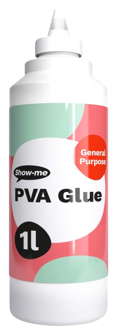 Show-me Glue Non-permanent Liquid White General Purpose