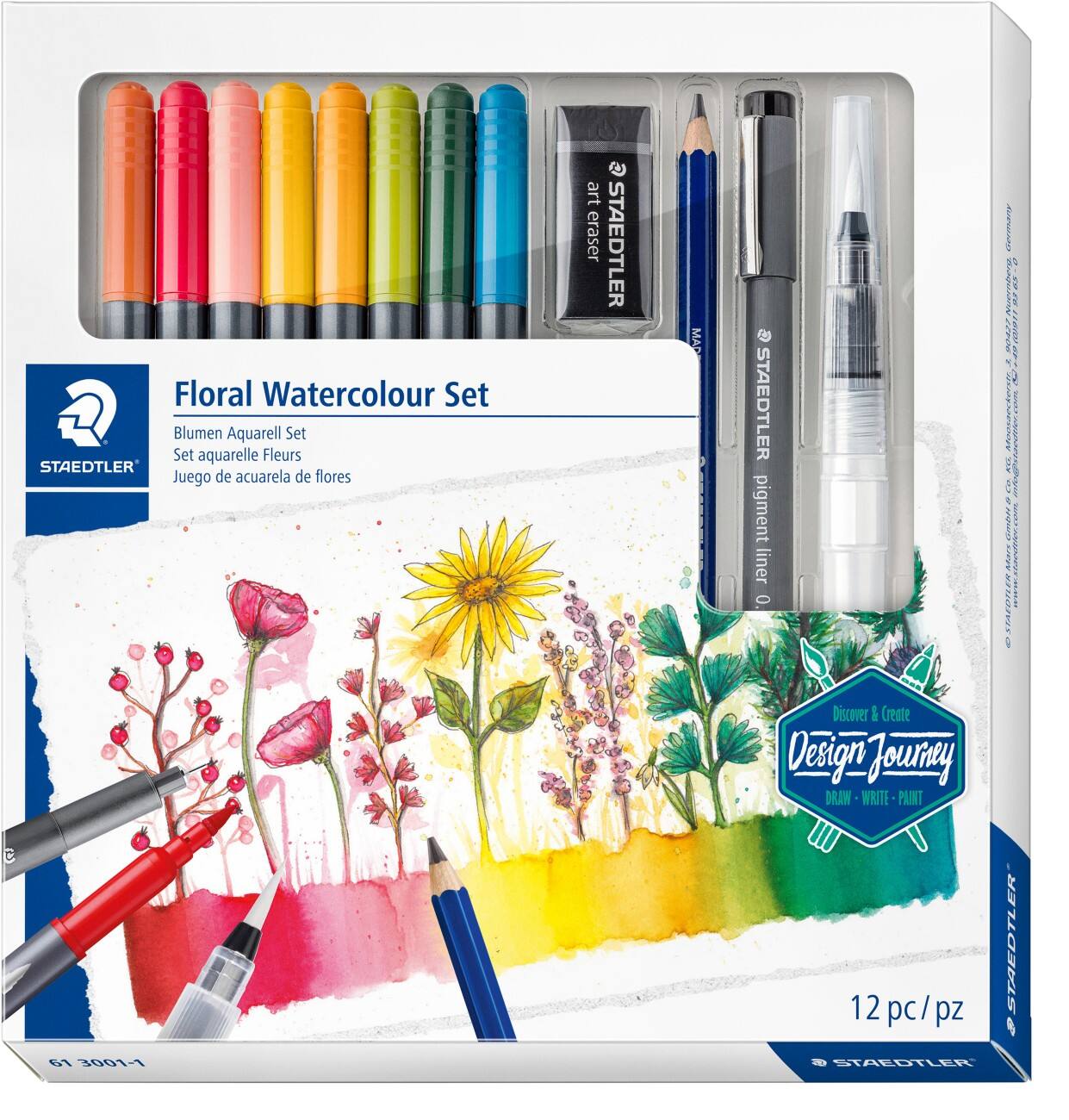 STAEDTLER Design Journey Watercolour Set Brush