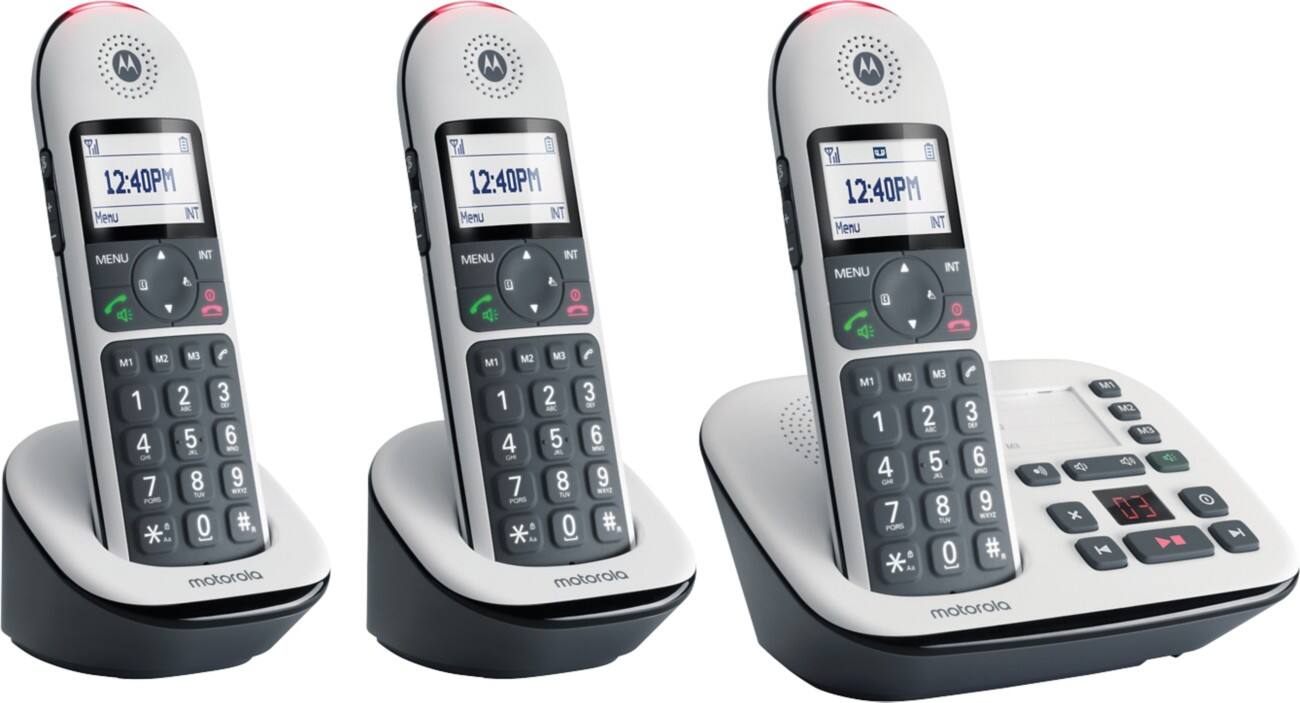Motorola Cordless DECT Telephone With Answering Machine CD5013 White