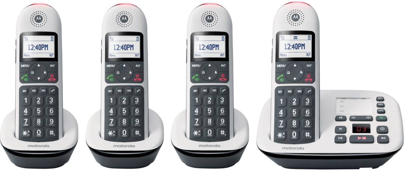 Motorola Cordless DECT Telephone With Answering Machine CD5014 White