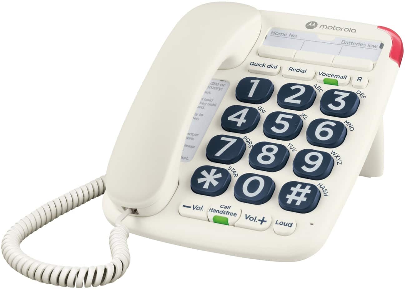 Motorola Corded Telephone CT200 White