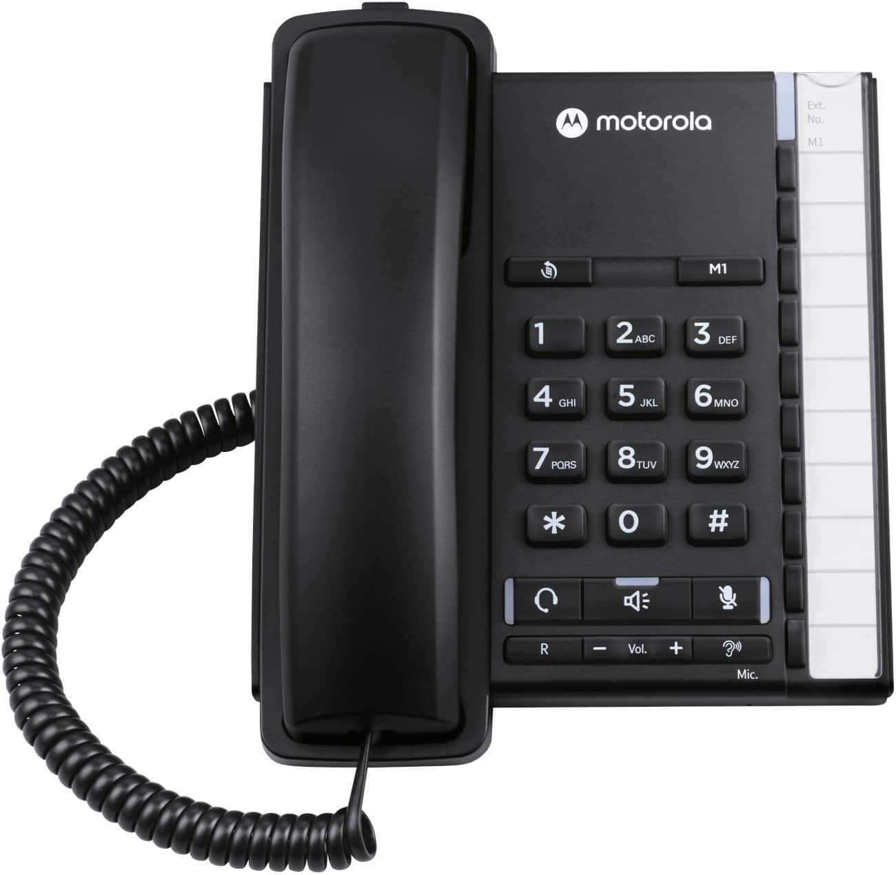 Motorola Corded Telephone CT2200 Black