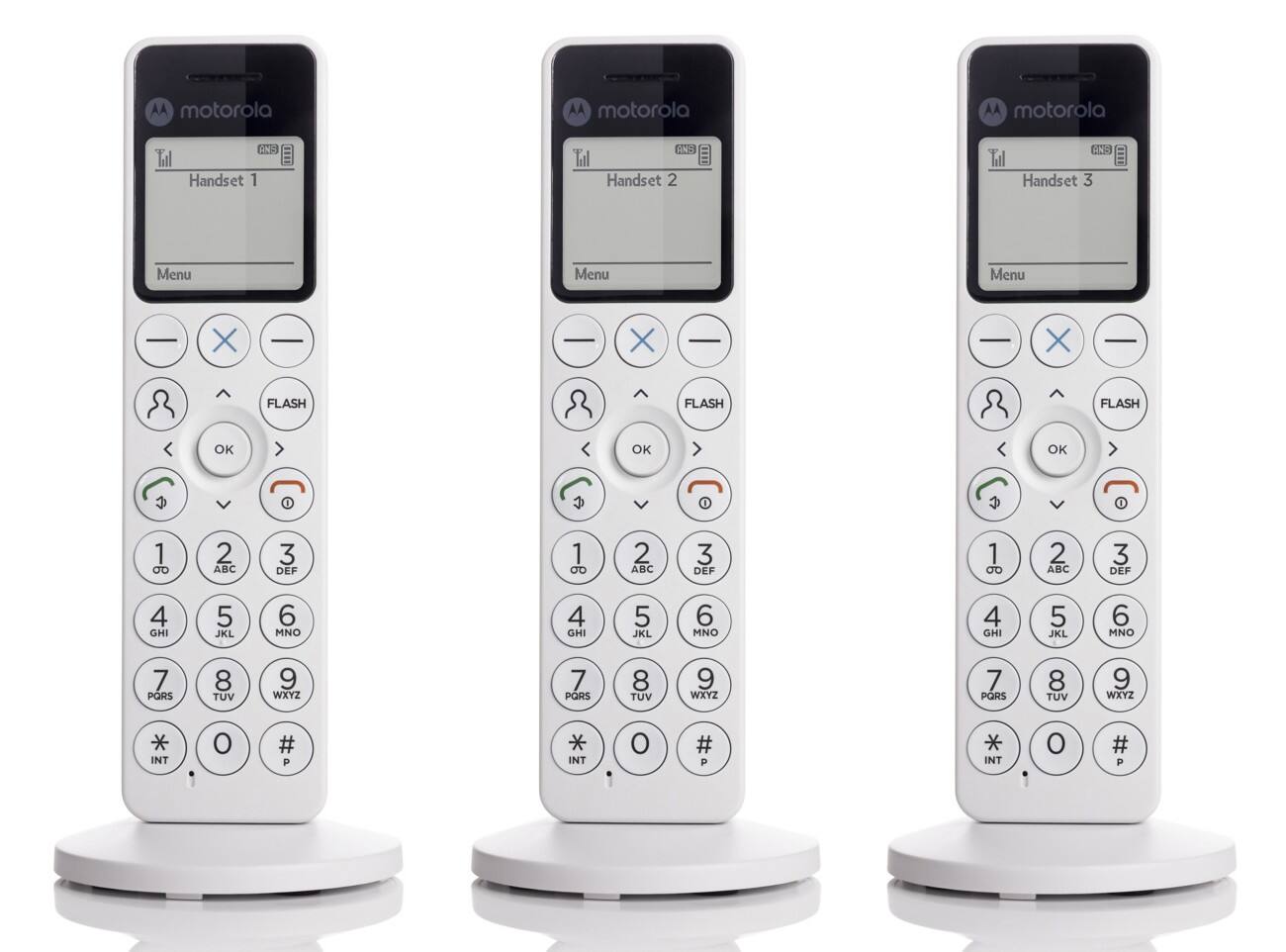 Motorola Cordless DECT Telephone With Answering Machine DOT413 White