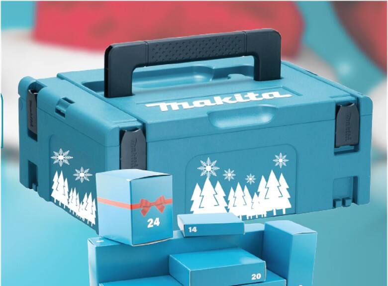 Makita Tools Advent Calendar 2026 Teal Set of 60
