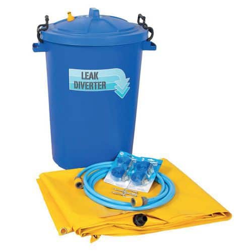 FENTEX Leak and Drip Diverter Kit Plastic Yellow 100 (W) x 100 (D) cm