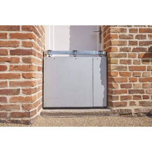 Mottez Flood Barrier Steel Grey 74.5 (W) x 79.5 (D) x 7 (H) cm