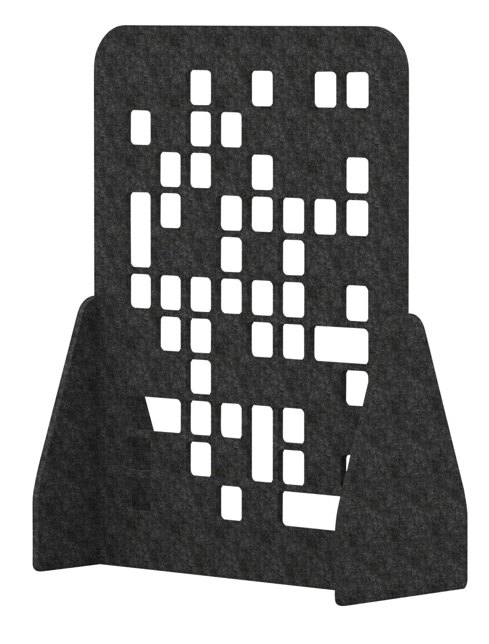 dynamic Accoustic Room Element Charcoal 1,200 x 550 x 1,600 mm