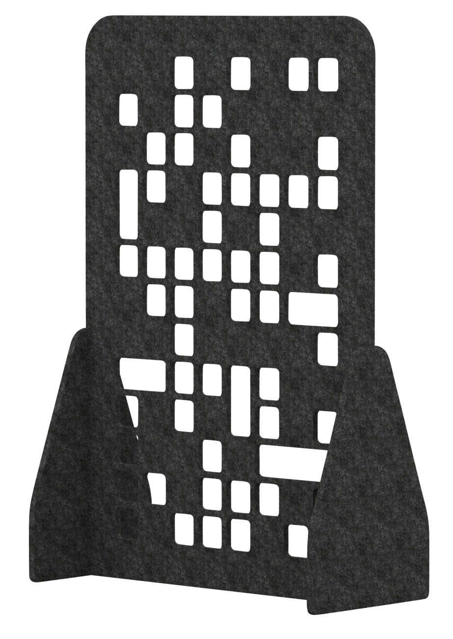 dynamic Accoustic Room Element Charcoal 1,200 x 550 x 1,800 mm