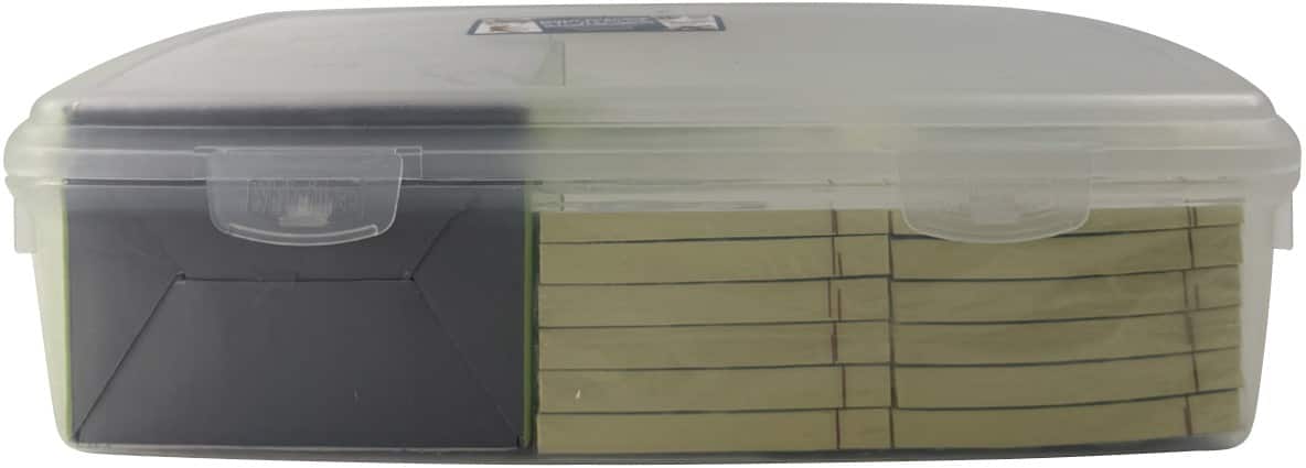 Whitefurze Polypropylene Storage Box 3L With Lid Natural 2 x 2.9 x 0.8 cm