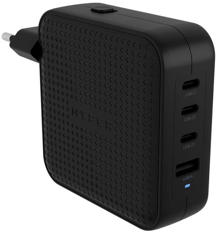 HYPER 100W Mobile Device Charger with 4x USB Type-C 1x USB 2.0 HJ1002BKWWGL