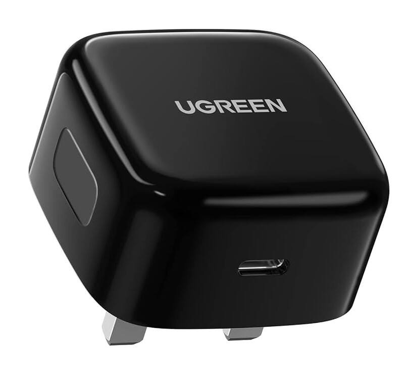 Ugreen 20W Mobile Device Charger with 1x USB Type-C PD 20W FAST CHARGER BLACK UK
