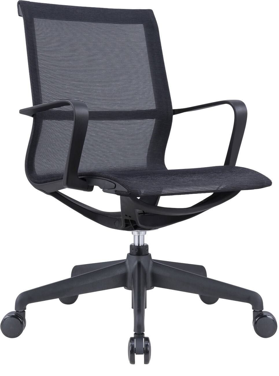 Sunon Office Chair Basic Tilt Fixed Armrest Height-Adjustable Seat Black 122 kg 580 x 550 x 850 mm