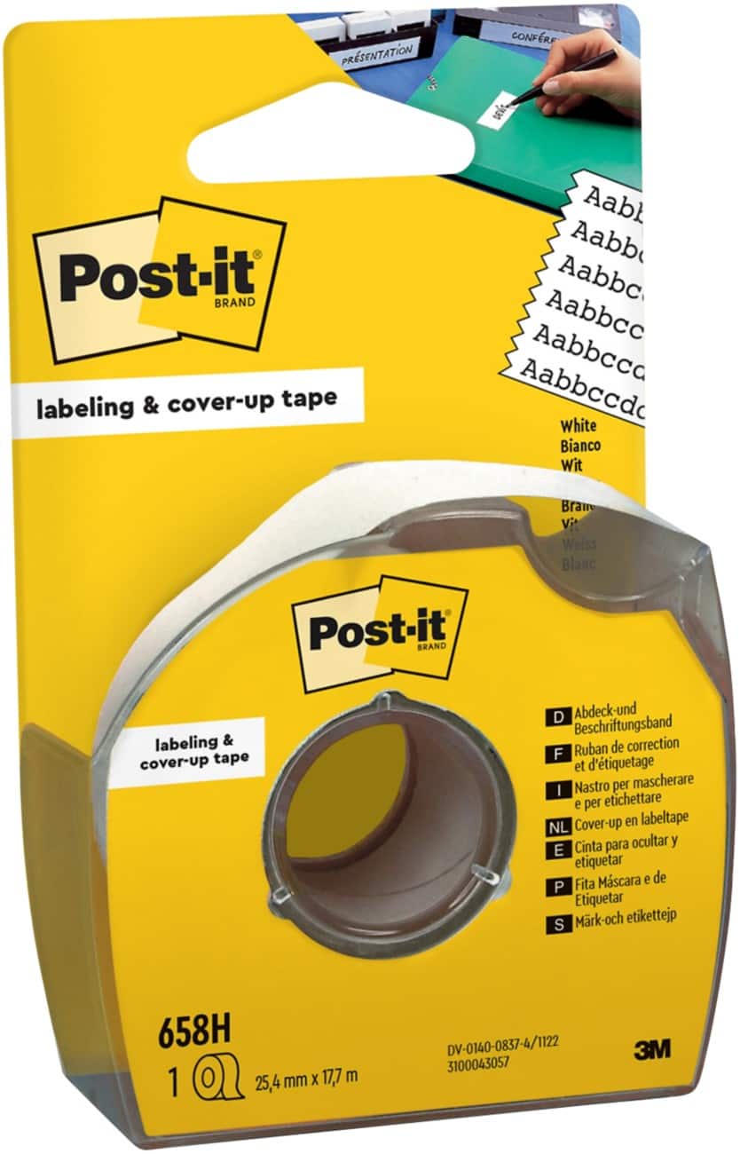 Post-it Correction Tape 7100222076 White 30 mm (W) x 33 m (L)Set of 2