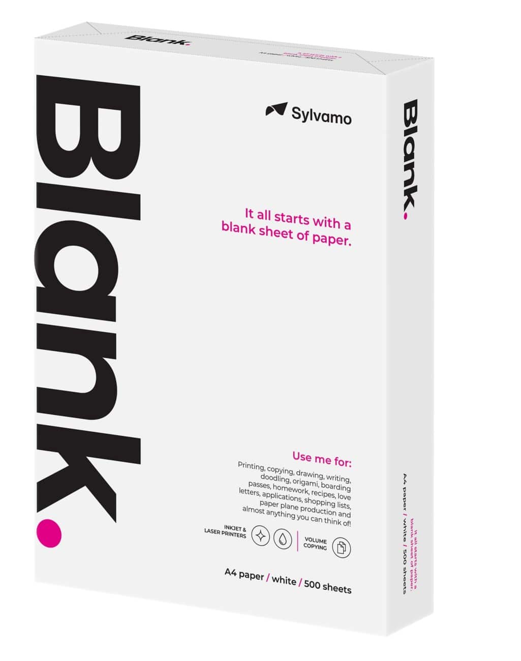 Blank A4 High Quality 70 gsm Printer Paper 500 Sheets