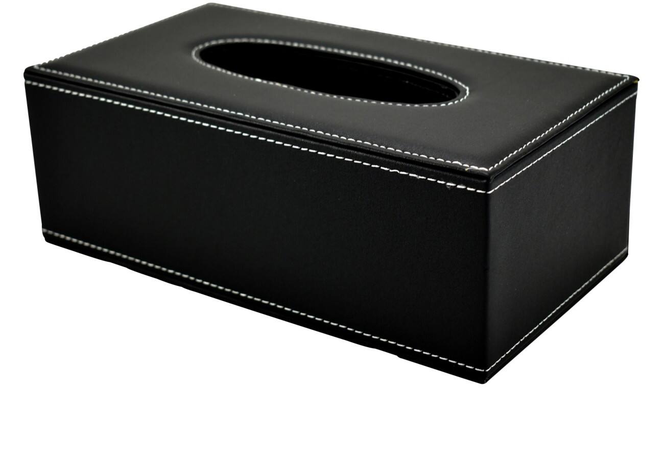 Deflecto Tissue Dispenser Black