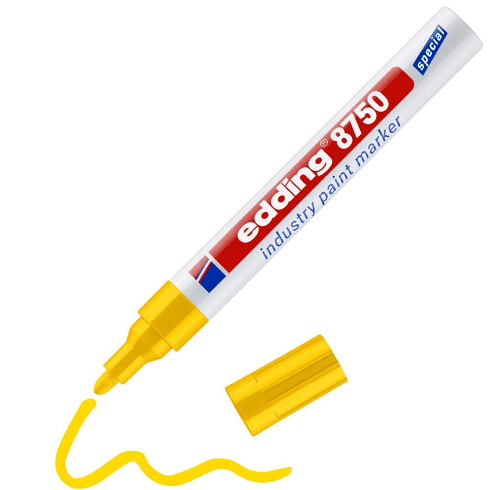 edding Permanent Paint Marker Yellow Medium Bullet 2 - 4 mm