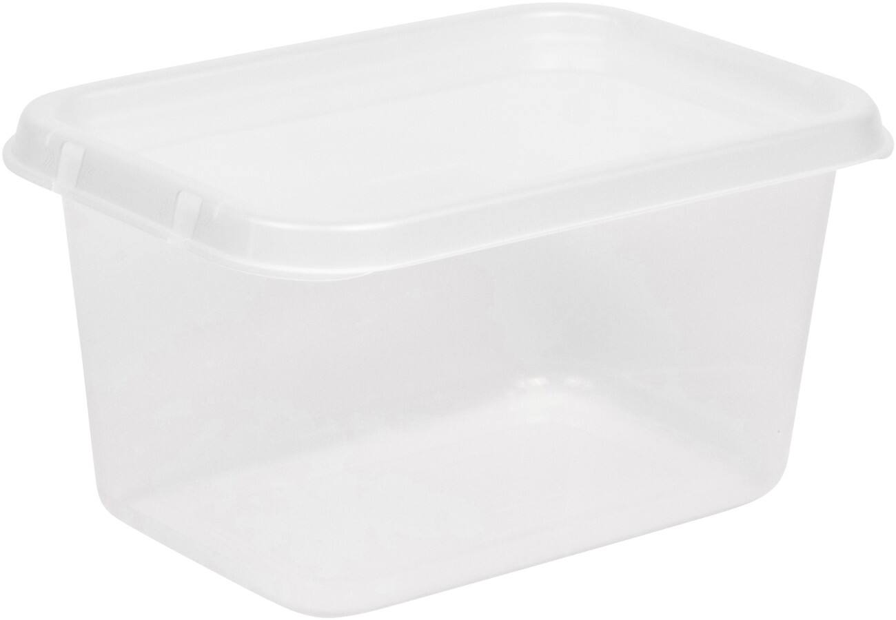 Viking Basic PP (Polypropylene) Storage Box 11 L With Lid Transparent 2 x 3.8 x 2.65 cm