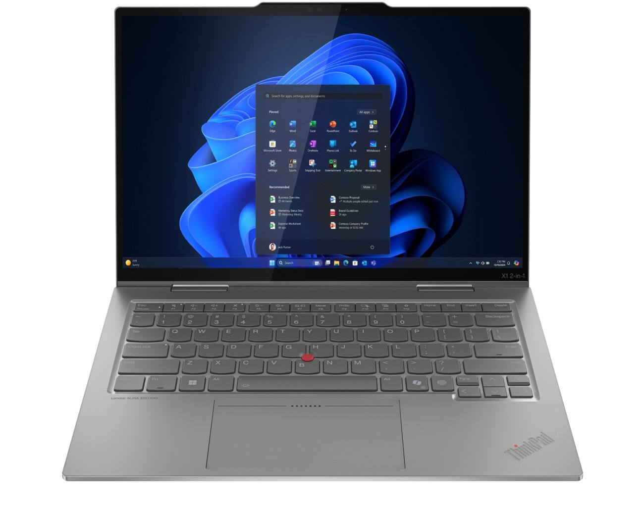 LENOVO ThinkPad X1 2IN1 G10 Laptop 35.6 cm (14") 255U 2 GHz 16 GB Intel Graphics Windows 11 Pro
