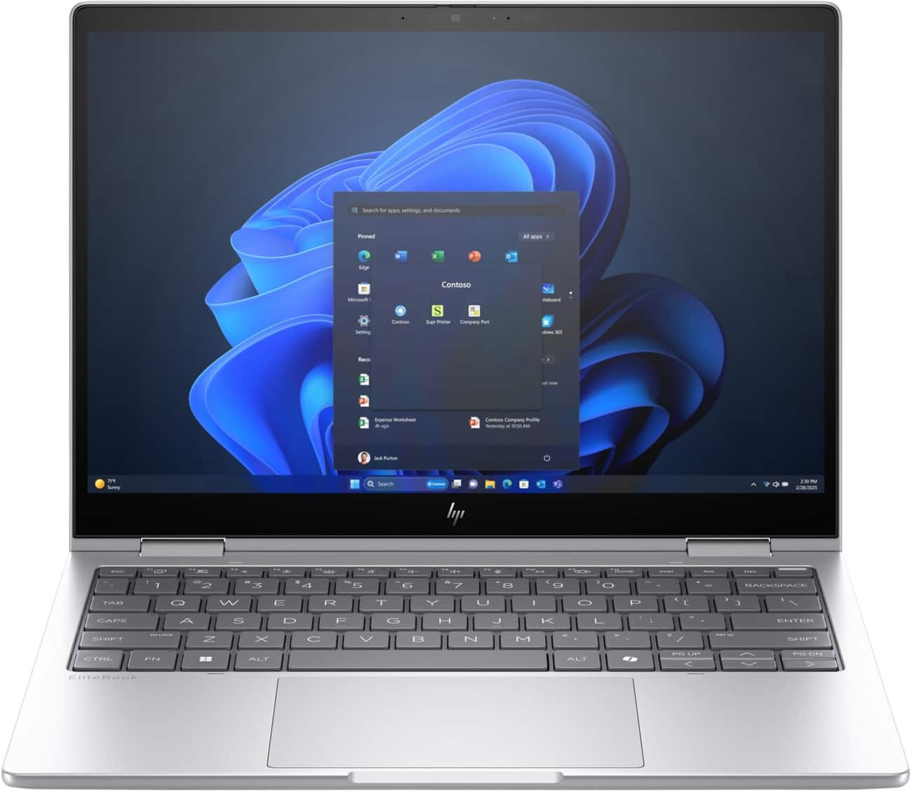 HP EliteBook EB8FLIP Laptop 33.8 cm (13.3") 255U 2 GHz 32 GB Intel Graphics Windows 11 Pro