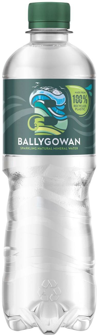 Ballygowan Sparkling Natural Mineral Water 24 Bottles x 0.5 L