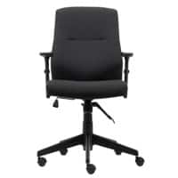 Realspace Knee Tilt Ergonomic Office Chair with Adjustable Armrest and Seat Stanley Black