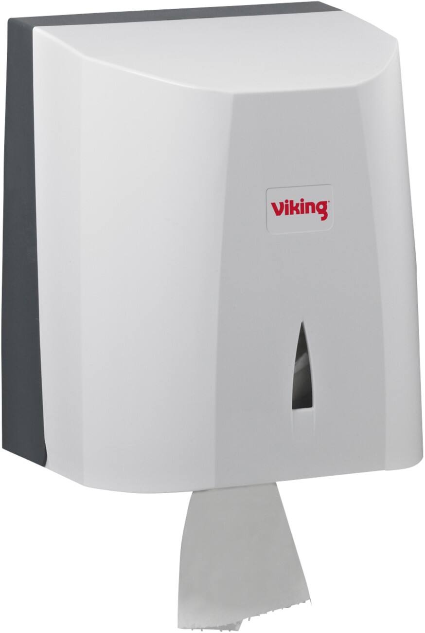 Viking Maxi Paper Hand Towel Dispenser ABS (Acrylonitrile Butadiene Styrene), Plastic, Steel Lockable White