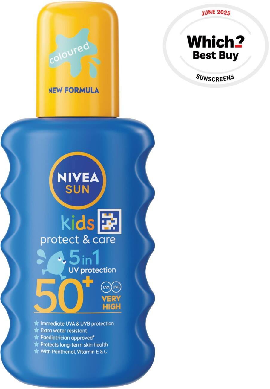 Nivea Sun Kids Coloured Spray SPF50 200ml
