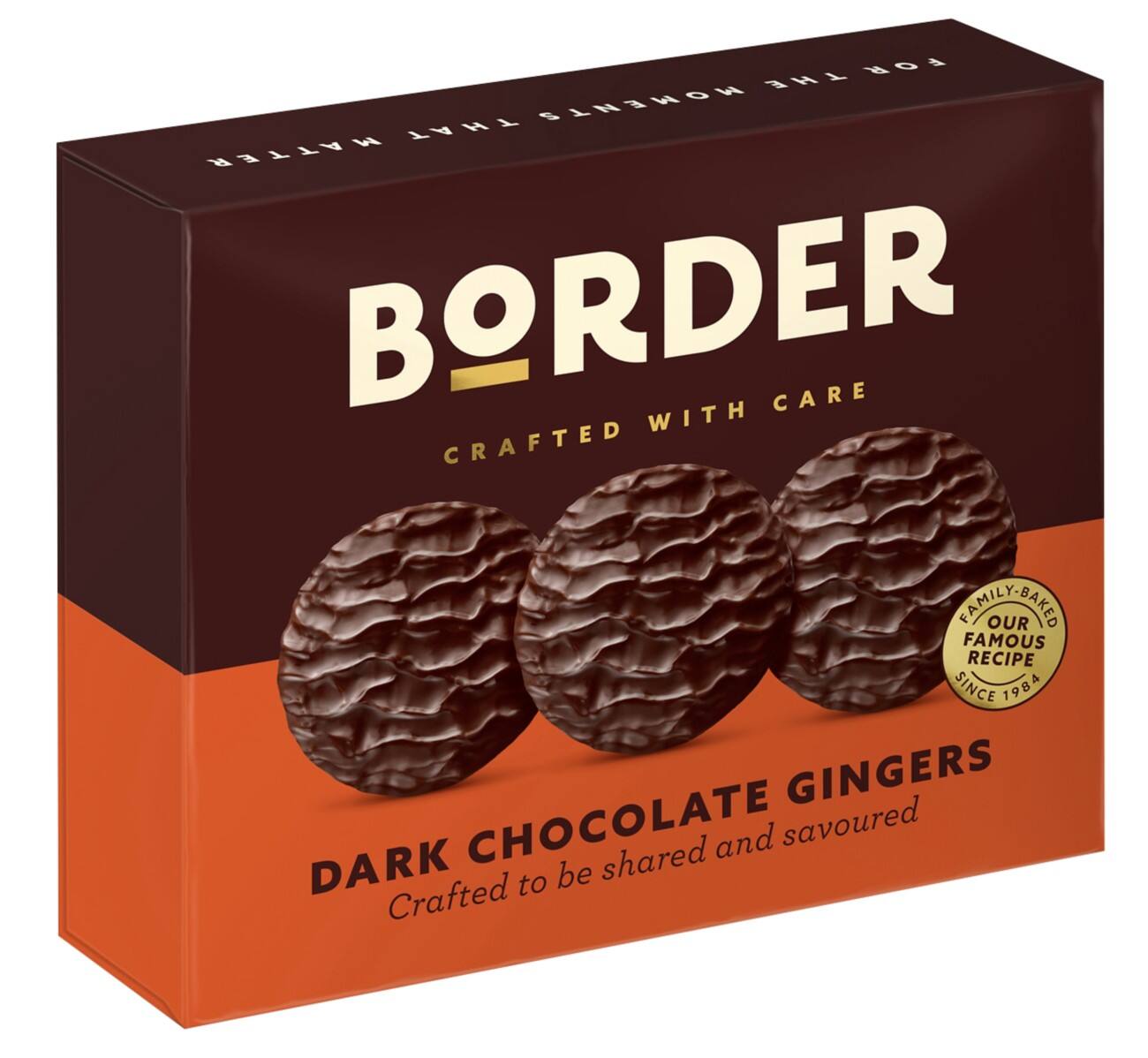 Border Biscuits Dark Chocolate Gingers Gift Box 255g