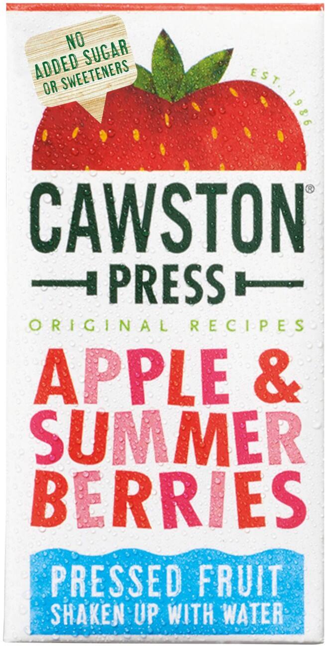 Cawston Press Apple & Summer Berries Fruit Water 18 x 200ml​