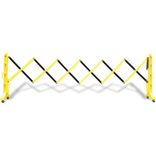 Freestanding Maintenance Safety Barrier PE (Polyethylene) 96.5 cm Yellow, Black