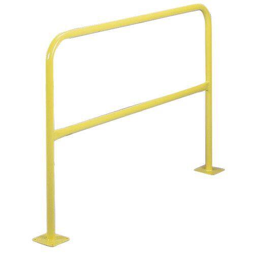 Surface Protective Safety Barrier Steel 200 x 100 cm Yellow