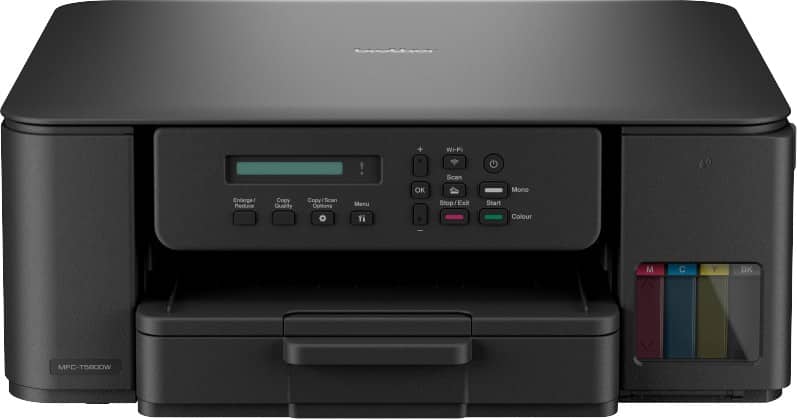 Brother DCP-T580DW 3-in-1 Compact Wireless Ink Tank Printer