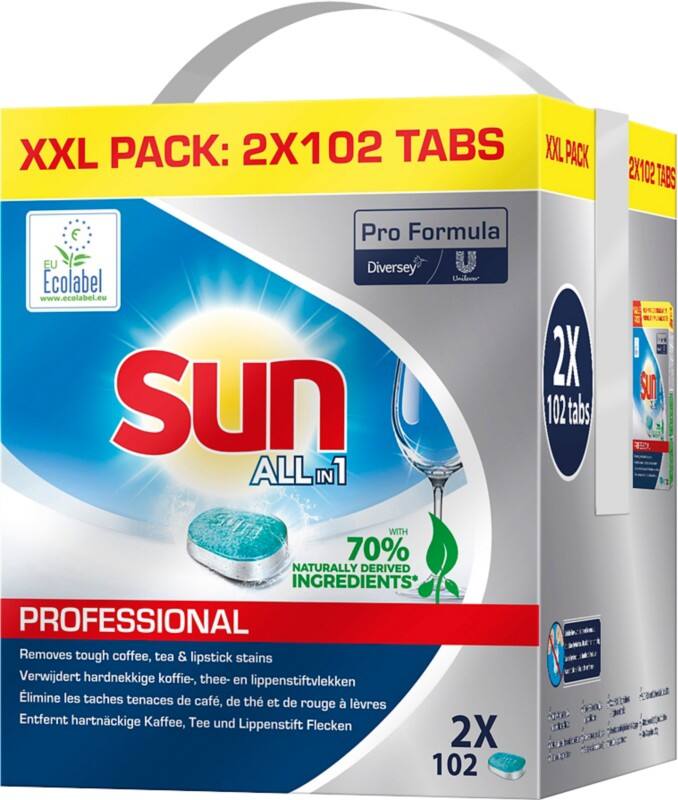 Sun Pro Formula All in 1 Dishwasher Tablets 102 Pieces