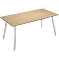 Viking Office Desk Brown, White 1,600 x 800 x 744 mm