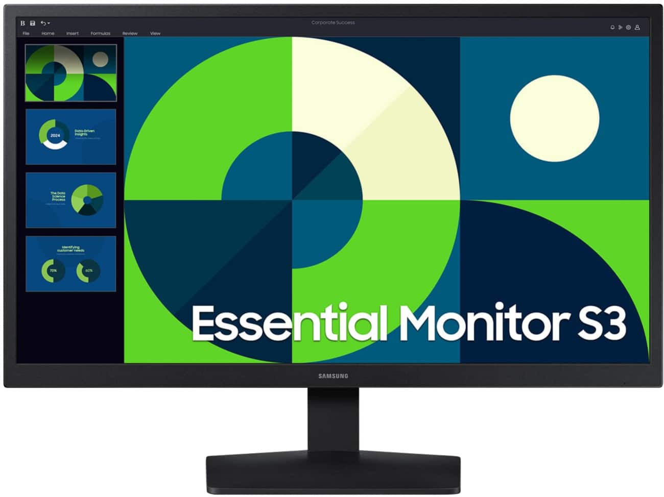 Samsung S31F Essential Monitor  LS22F310EAUXXU Black