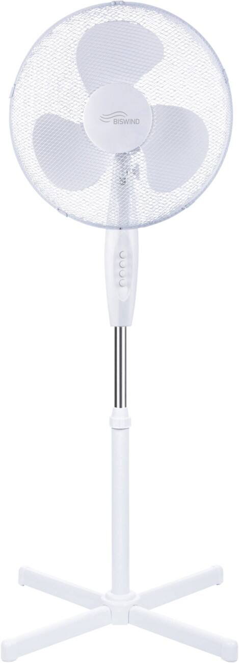 SHE Height Adjustable Fan Main 3 125 cm White 40 cm