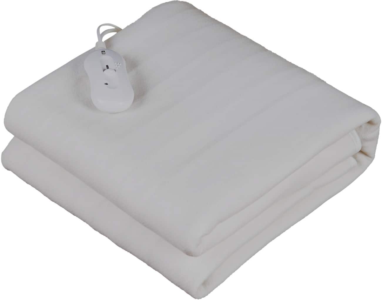 SHX Heated Blanket Portable 3 temperatures 122 X 61 cm 40W White