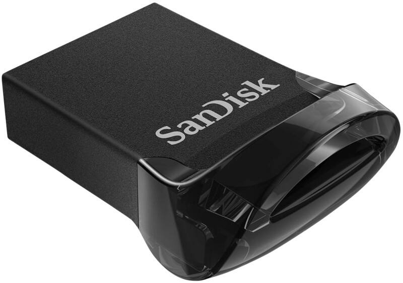 SanDisk Ultra Fit Flash Drive 32 GB USB Type-A Black Pack of 3