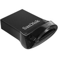 SanDisk Ultra Fit Flash Drive 32 GB USB Type-A Black Pack of 3